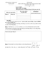 Casio 12 luyen DTQG Quang Ninh 05-06