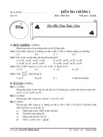 De kiem tra chuong I Hinh Hoc 9