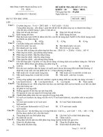 de kiem tra hoc kỳ 2 nam hoc 07-08