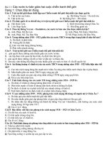 Ngân hàng đề trắc nghiệm 11