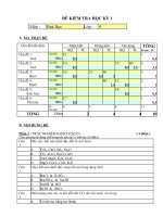 Noel 2008-Đề thi Hóa HK1 lớp 8 kèm đáp án (Đề 11)