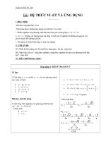 định lý Vi-et đại 9