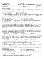 Đề,ĐA_40 câu TN-Lớp 12_D_321