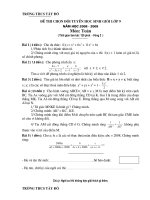 đề - đáp án thi hsg huyện