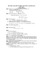 Đề thi HSG toán lớp 9 có đáp án đề 54