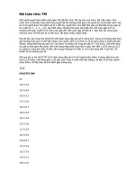 Bài toán: Chúc tết