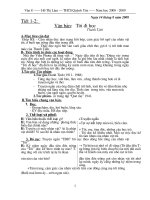 Thiết kế bài học Ngữ văn 8