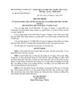 Quy chế đào tạo đại học và cao đẳng hình thức vừa làm vừa học