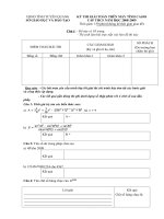 Đề thi Casio cấp tỉnh lớp 9 (Dự bị)