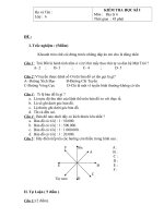 Bộ Đề Thi Địa THCS Dành cho Miền Núi