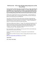 Tối ưu hóa để giảm dung lượng cho các file PowerPoint