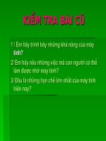 Bài 4: Máy tính và phần mềm máy tính