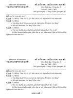 Đề thi CDGD 10 HKI ( Tự luận)