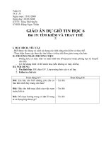 Bài 19 : Tìm kiếm và thay thế