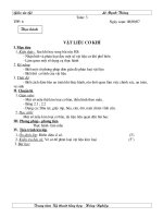 giáo án nghề gò chương trình 11