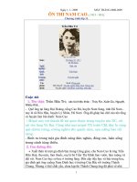 ôn thi nam cao- chương trình văn 11.