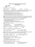 Bộ đề thi HSG -Hóa THCS