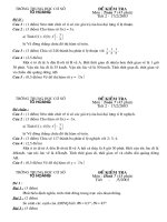 Đề kiểm tra Toán 7 năm 2003