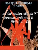 Bài 9: Cách mạng tháng Mười Nga 1917