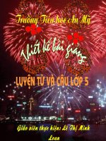 Luyện từ và câu : Câu ghép