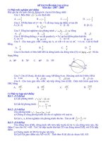 Đề thi TS THPT Quảng Ninh