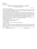 Người cầm quyền và khôi phục uy quyền