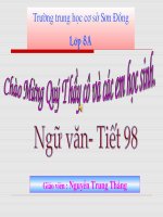 Bài 24. Hành động nói