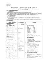 Giáo án Anh7 tiét 56(08-09)