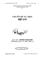 chuyên đề tự chọn vật lí 9 HK2