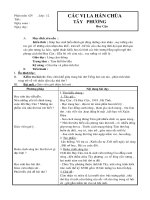 Các vị La Hán chùa Tây Phương