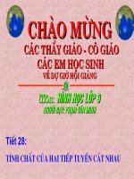 Tính chất 2 TT cắt nhau
