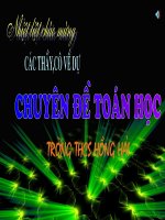 Chuyên đề: Sử dụng giáo án điện tử nhằm nâng cao chất lượng dạy học