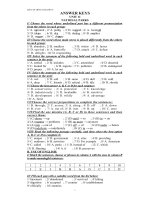 Unit11-English10 (answer key)