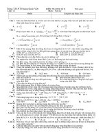 BÀI KIỂM TRA HỌC KÌ II