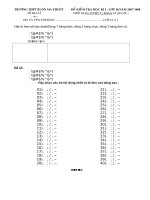 DE KH KH II  CAC LOP CAC NAM