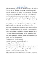 Tiểu sử Danh nhân Việt Nam