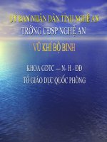 Mon GDQP - tr­ường -CN