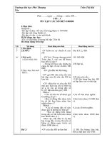 Toan lop 4 HK1 4 cot soan nam 2008-2009