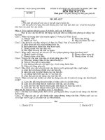 De thi vao lop 10 THPT