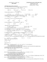 Đề thi học ki 2 năm học 2006- 2007