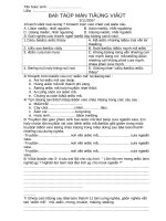 Đề bài tập học sinh giỏi tuần 9