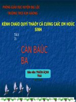 Tiêt 15 CĂN BẬC BA