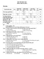 Đề thi học kì 1 và đáp án Môn GDCD lớp 8 (mới) Đề 2