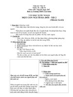 Một con người ra đời ( Tiết 2)