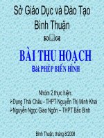 PHÉP BIẾN HÌNH