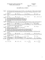 XK: KT 15 phut lop 11 - Quang (de 4)