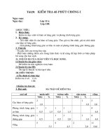 chương 1: đề kiểm tra