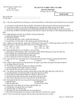 thi thử TNTHPT 2008 ban KHTN