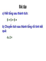 Bảng nhân 3