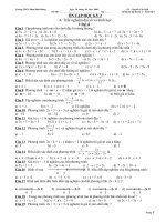 Ôn tập và kiểm tra toán 8 - HK 2 ( Hay )